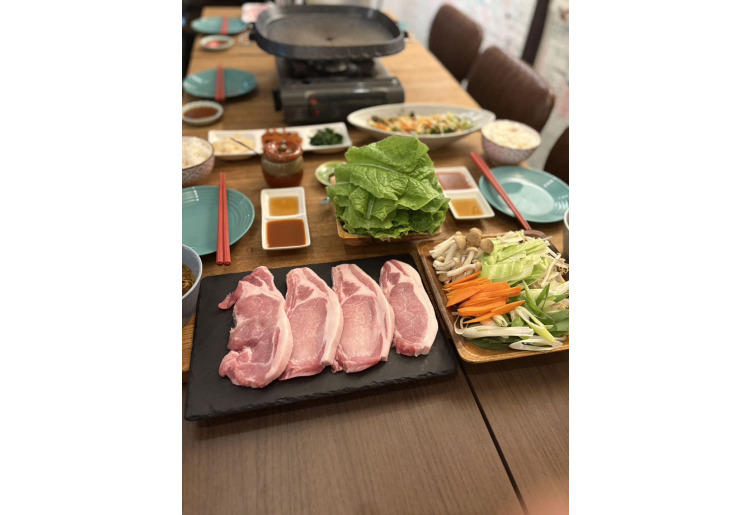 ▼ステーキポークコース